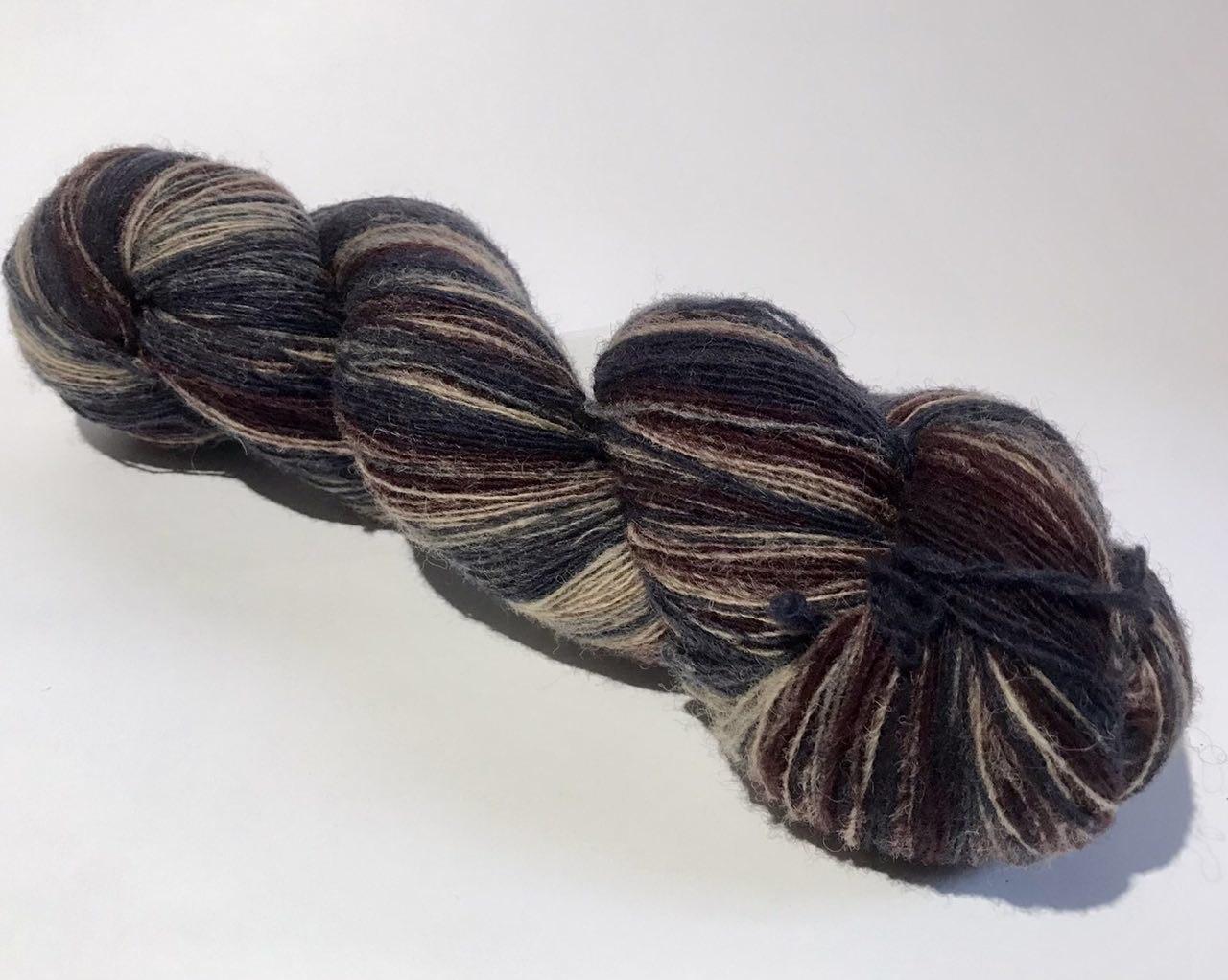 Пряжа Aade Long Kauni, Artistic yarn 8/1 Burgundia (Бургундія), 100 г