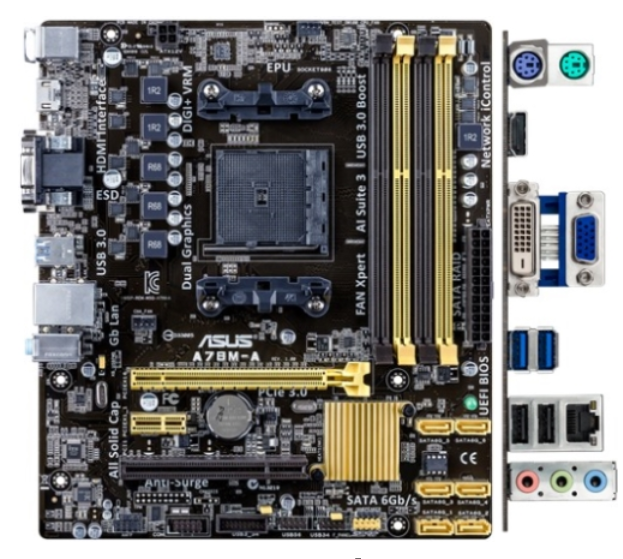 Плата під AMD Socket FM2+ (sFM2) ASUS A78M-A на DDR3/SATA 3/USB 3.0/ HDMI ПІДТРИМУЄ до A10 PRO-8850B