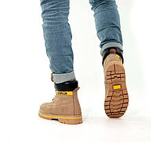 Чоловічі черевики Caterpillar Colorado Boot Winter Light Brown (с мехом) 09935, фото 4