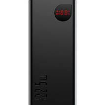Портативна батарея Power Bank Baseus 20000mAh Adaman Metal Digital Display QC 22.5W Black (PPAD000101), фото 4