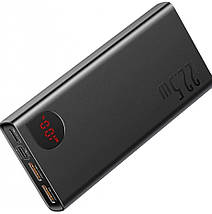 Портативна батарея Power Bank Baseus 20000mAh Adaman Metal Digital Display QC 22.5W Black (PPAD000101), фото 3