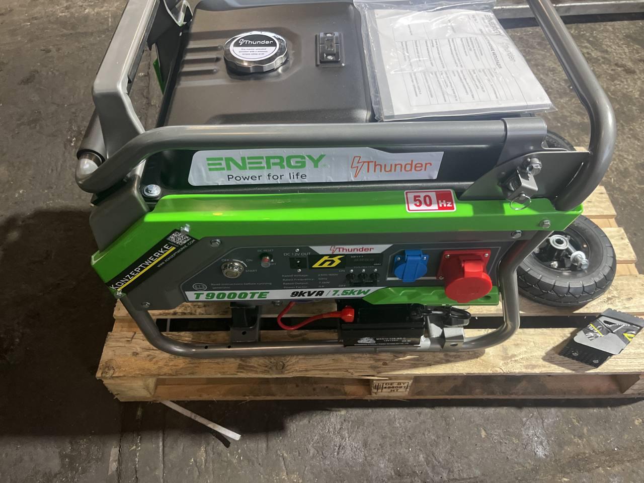 Генератор Energy Thunder T9000TE 7, фото 1