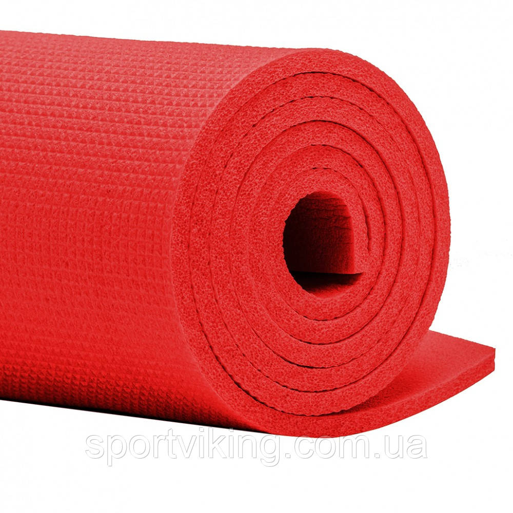 Килимок для фітнесу IVN 1800х600х5 червоний