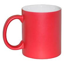 Чашка для сублімації Хамелеон Матовий 330 мл червоний