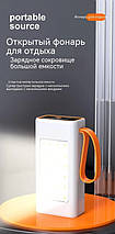 Портативний зовнішній акумулятор на 60000 mAh Powerbank для телефона, роутера, планшета (Чорний), фото 6
