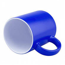 Чашка для сублімації Хамелеон Матовий 330 мл синій