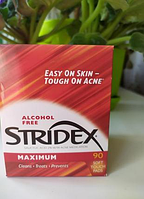 Салициловые диски против акне 90 штук stridex single-step acne control alcohol салфетки