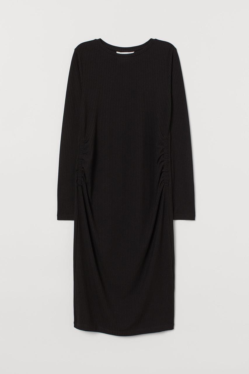 Платье для беременных H&M S черный 1112834051