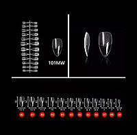 Гелеві типси для нарощування нігтів 24 шт.