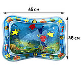 Водяний килимок з рибками Inflatable water play mat, фото 5