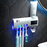 Диспенсер для зубной пасты и щеток автоматический Toothbrush sterilizer