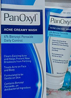 Крем для вмивання з 4% перекисом бензоїлу panoxyl acne creamy wash benzoyl peroxide 4%