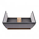 Тумба підвісна Qtap Robin 1000х580х500 GRAPHITE/WHITISH OAK QT1374TPВ1002NGWO, фото 6
