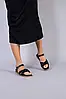 Босоніжки жіночі ShoesBand Чорні натуральні шкіряні 39 (25 см) (S55721), фото 3