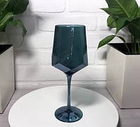 Бокал для вина OLens Зеркальная бирюза 374018-1 600 мл зеленый