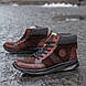 Стильні чоловічі черевики з натуральної шкіри та замші 42 розмір (на стопу 27,3 см), фото 2