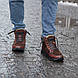 Стильні чоловічі черевики з натуральної шкіри та замші 42 розмір (на стопу 27,3 см), фото 7