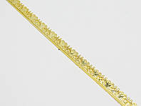 Декоративный молдинг 500х12 мм для мебели, золотого цвета, самоклеющийся с липким слоем