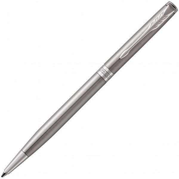 Ручка шариковая Parker SONNET 17 Slim Stainless Steel CT BP - фото 4 - id-p1732980307