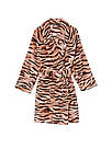 Плюшевий Халат Victoria's Secret Cozy Plush Robe, Тигровий, фото 4