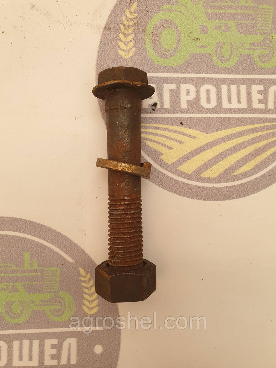 Болт М20х80 рядовий (потай) кріплення черевика до стійки плуга, фото 1