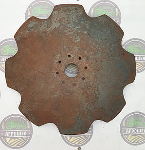 Диск ромашка 8 отворів, 8 пелюсток УДА, АГ сталь 65г