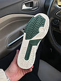 Кросівки жіночі Adidas Drop Step White Green кеди білі адідас дроп степ шкіряні демісезонні повсякденні, фото 6