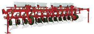 Культиватор КРН 5.6, 205 підшипник, 12мм, з системою внесення добрив АгроШел