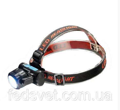 Ліхтар налобний акумуляторний Tiross TS1960 1200мАч, фото 1