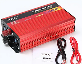 Перетворювач напруги інвертор UKC 12V-220V 2500W USB