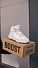 Теплі зимові кросівки Adidas Yееzy Boost 500 High Blush beige Winter fur Адідас Ізі високі бежеві з хутром, фото 10