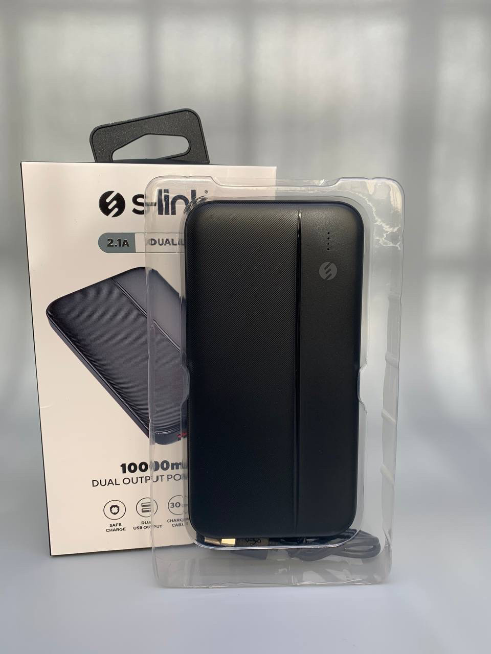 Повербанк S Link IP G10N 10000 MAh Power Bank Белый — Купить Недорого