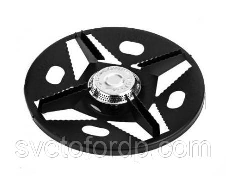 Газовий пальник великий (конфорка) з ручкою NURGAZ ( діаметр 23 см), фото 1