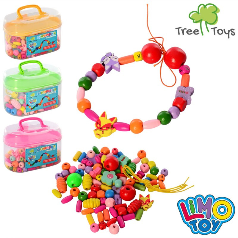 Дерев'яна іграшка Шнурівка в валізі 12-7,5-7 см