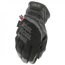 Зимові тактичні рукавиці утеплені Coldwork Fastfit Mechanix (Black-Grey) XL