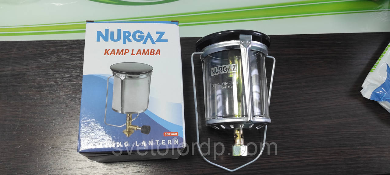 Газова лампа-ліхтар для опалення NURGAZ (300 Вт), фото 1