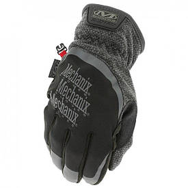 Утеплені тактичні рукавички Mechanix Coldwork Fastfit (Black-Grey) XL