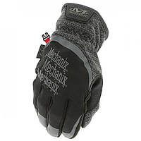 Тактические перчатки Mechanix Coldwork Fastfit на флисе (Black-Grey) XL
