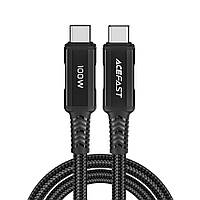 USB кабель Acefast C4-03 Type-C - Type-C 5A 100W PD 2m черный