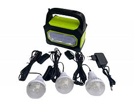 Сонячна станція для заряджання мобільних пристроїв GDPLUS GD-8073 ліхтар із сонячною панеллю, фото 2