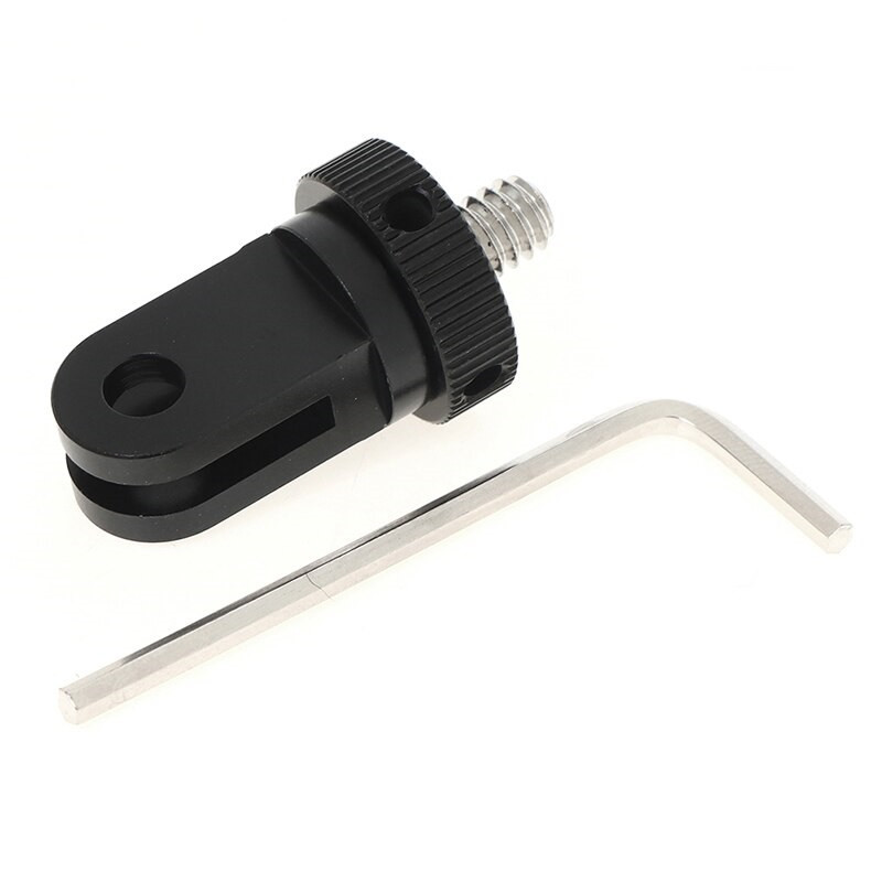 Адаптер перехідник металевий для екшн-камер GoPro Mount на штатив, трипод із 1/4", Black