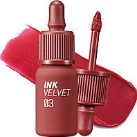 Peripera Ink Velvet #3 Red Only, 4 g - Матовый тинт для губ