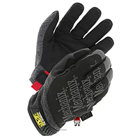 Зимові тактичні рукавички Mechanix Coldwork Original на флісі (Чорно-сірий) S