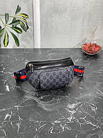 Брендовая сумка бананка Gucci CK5113 черная