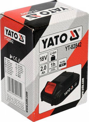 Акумулятор LI-ION 18 V 2 Ah YATO YT-82842, фото 3