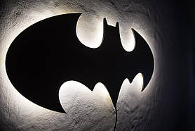 Світильник LED в дитячу кімнату з білим підсвічуванням 600х300мм Batman