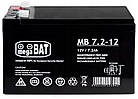 Акумулятор AGM BLUEBOX 12v, 7.2Ah (12 вольтів, 7.2 А·год) для ДБЖ (UPS, безперебійника), освітлення, охорони, фото 5