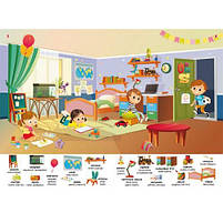 Книга Перший віммельбух із наліпками У мене вдома, фото 2