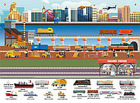 Книга Перший віммельбух із наліпками Транспорт, фото 2