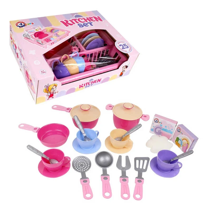 Гр Кухонний набір 7082 (5) 25 елементів, "Technok Toys", фото 1